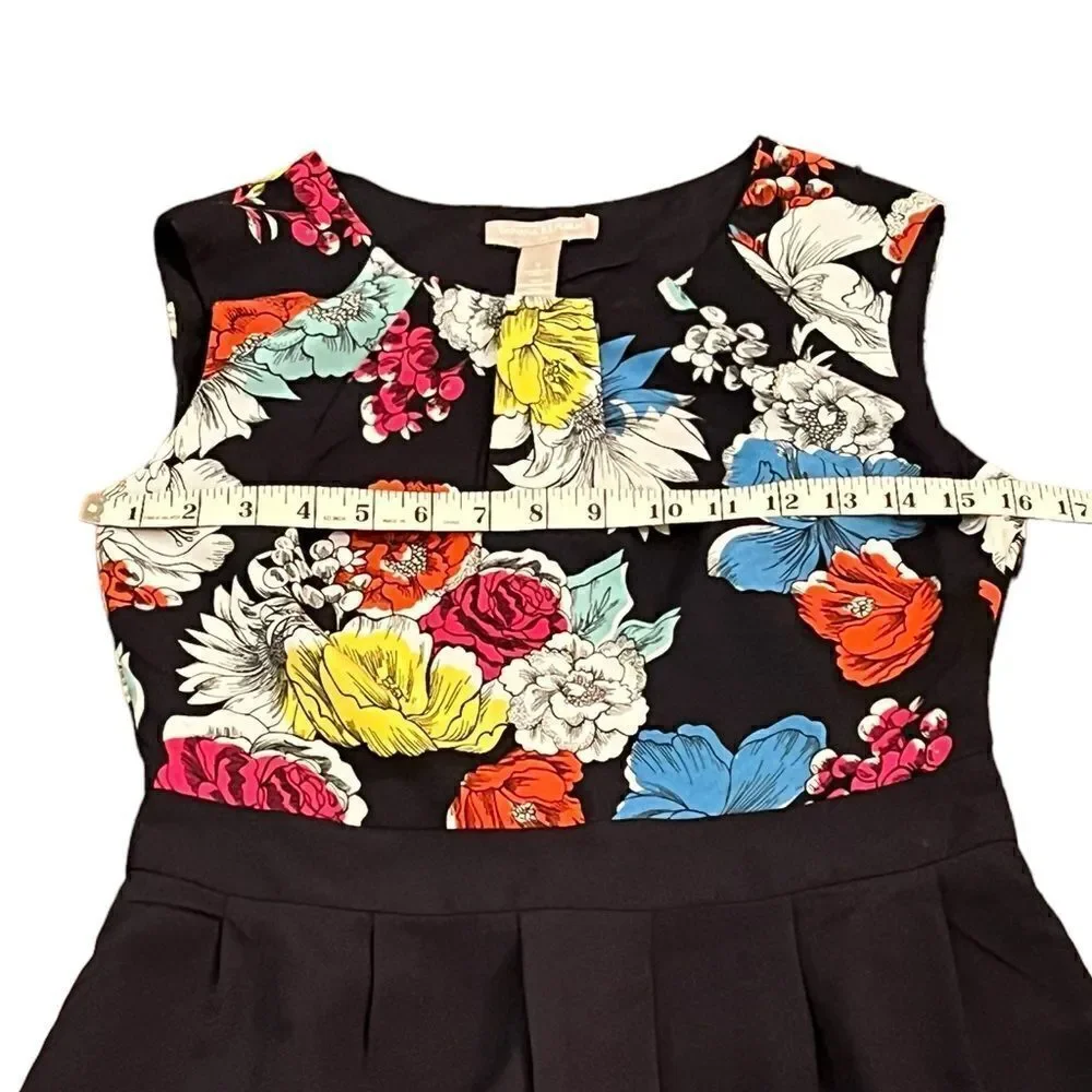 Banana Republic Women’s Floral Fit And Flare Dress, Size‎ 4, NWT